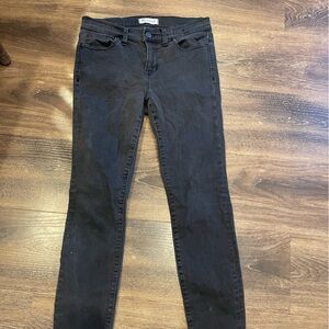 Madewell Skinny Skinny Size 29 Black Jeans Mid Rise